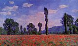 Poppy Field in Giverny by Claude Monet